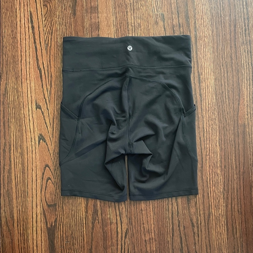 lululemon athletica 8” Black Bike Shorts